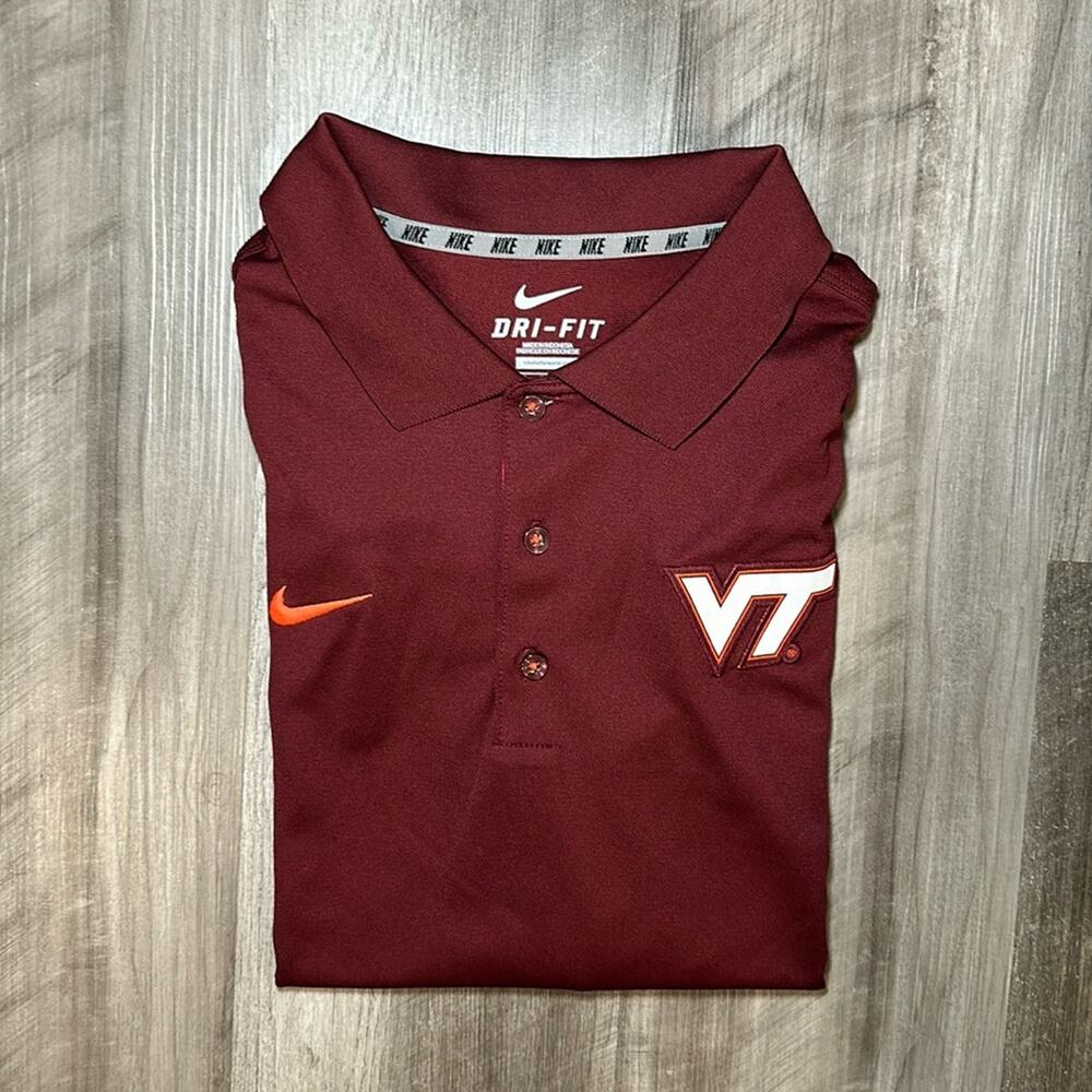 Virginia Tech Hokies Nike Dri Fit Polo - 2XL